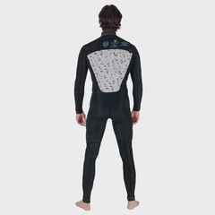 Long John Vissla Seven Seas 4/3 Chest Zip Masculino - Foto 4