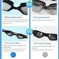Óculos de Natação Gold Sports Shadow Pro Performance 10.0 Adulto - Foto 7