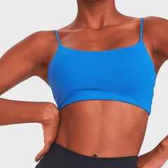Top Fitness Feminino Caju Brasil Classic Sportive Azul Oceano - Foto 1