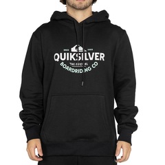 Blusão de Moletom Masculino Quiksilver Canguru Typed Out Arch 18 WT25 - Foto 1