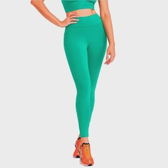 Calça Legging Feminina Caju Brasil Nz Butt Lift Verde Salvia Fitness - Foto 1