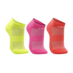 Meia Feminina Olympikus Invisível Colors - 3 Pares - Foto 1
