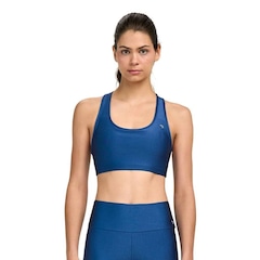 Top Alto Giro Eterno Shine Nadador Feminino - Foto 1