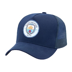 Boné Infantil SuperCap Manchester City Americano Aba Curva - Foto 3