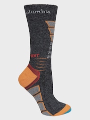 Meia Unissex Columbia Omni-Heat Hiking Crew - Foto 1