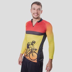 Camisa de Ciclismo Masculina Head Manga Longa - Foto 2