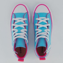 Tênis Infantil Converse All Star Side Cano Alto - Foto 4