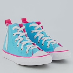 Tênis Infantil Converse All Star Side Cano Alto - Foto 5