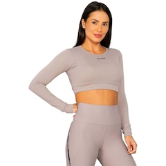 Blusa Cropped Feminina Run More Highlines - Foto 3