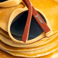 Óculos de Sol Unissex Goodr Pancake Sticky Icky - Foto 4