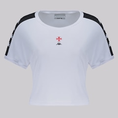 Cropped do Vasco Feminino Kappa Supp Lee - Foto 1