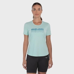 Camiseta Mizuno Focus Stamp Feminina - Foto 1