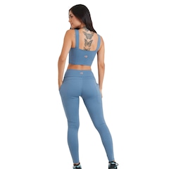 Calça Legging Feminina Galapagos Adrenaline UV 50 - Foto 3