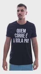 Camiseta Masculina Heatd Quem Corre É A Bola Pai - Foto 1