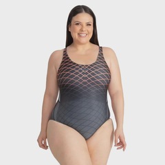 Maiô de Natação Feminino Trinys Estampado 3582 - Foto 1