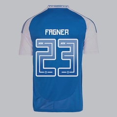 Camisa do Cruzeiro adidas I 2025 23 Fagner Masculina - Foto 1