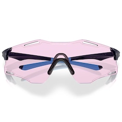 Óculos de Sol Unissex Oakley Cybr Zero Polished Navy Prizm Low Light - Foto 7