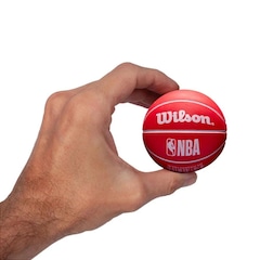 Mini Bola de Basquete Wilson Chicago Bulls Dribbler - Foto 2