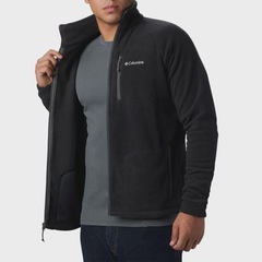 Jaqueta Masculina Columbia Fleece Fast Trek II Black - Foto 4