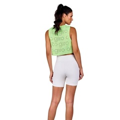 Camiseta Regata Alto Giro Cropped Mesh Feminina - Foto 2