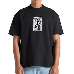 Camiseta Masculina Volcom Comfort Stone Face - Foto 1