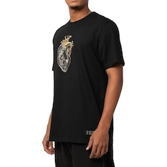 Camiseta Masculina MCD Coração Dourado - Foto 1
