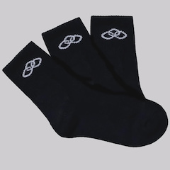 Kit Meia Cano Médio Olympikus Tripack Feminina - Foto 1