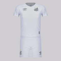 Kit Uniforme do Santos Infantil Umbro I 2025 - Foto 1