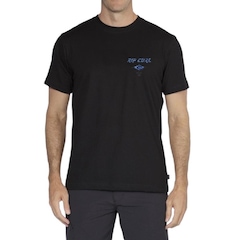 Camiseta Masculina Rip Curl Fade Out Icon Art Big - Foto 1