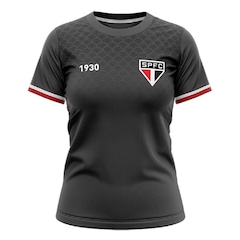 Camiseta Feminina Braziline São Paulo Trofeu - Foto 3
