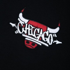 Blusão de Moletom Masculino New Era Chicago Bulls NBA Core Street - Foto 3