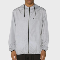 Jaqueta Corta Vento Masculina Oakley Windbreaker II Heather Grey - Foto 1