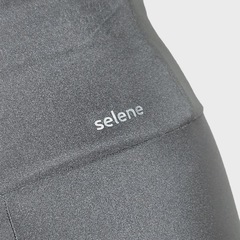 Calça Legging Feminina Selene Com Recorte e Tule - Foto 4
