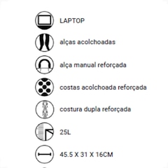 Mochila Unissex Mormaii Costa 25 litros - Foto 6