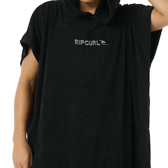 Toalha Poncho Rip Curl Brand Hooded Black Grey - Foto 3