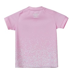 Camisa do Santos 2021 Umbro Outubro Rosa Infantil - Foto 2