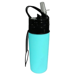 Garrafa de Silicone Gold SportsTracker Retrátil Dobrável 500ml - Foto 1