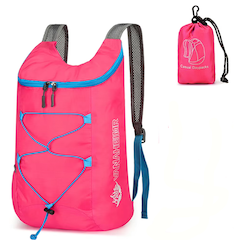 Mochila Gold Sports Dobrável Portátil Splashproof 10 litros - Foto 3