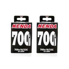 Par Câmara de ar Kenda 700 x 18/23 bico fino 48 mm removível - Foto 1