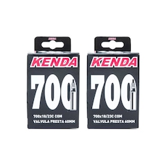 Par Câmara de ar Kenda aro 700 x 18/23 bico fino 60 mm - Foto 1