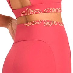 Legging Alto Giro Recortes Feminina - Foto 3