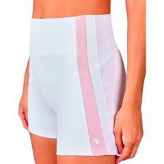 Bermuda Alto Giro Mini Recortes Feminina - Foto 3