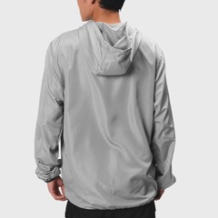 Jaqueta Corta Vento Masculina Oakley Essential Windbreaker Stone Grey - Foto 2