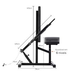 Máquina Tríceps Articulado Yangfit Com Barra para Bíceps - Foto 3
