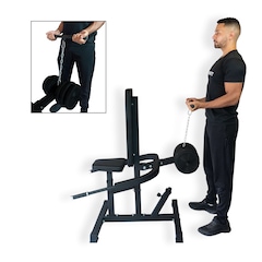 Máquina Tríceps Articulado Yangfit Com Barra para Bíceps - Foto 9