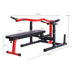 Supino Articulado Reto Inclinado Banco Musculação Yangfit - Foto 2