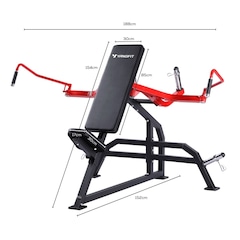 Máquina crucifixo Peck Fly Inclinado Articulado Musculação - Foto 2