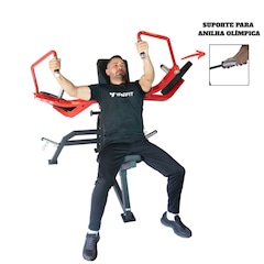 Máquina crucifixo Peck Fly Inclinado Articulado Musculação - Foto 4