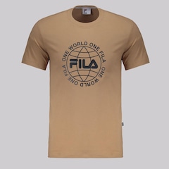 Camiseta Masculina Fila World Letter - Foto 1