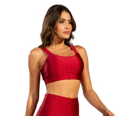 Top Fitness New Zig 3D Vekyo com Bojo Removível Feminino - Foto 3